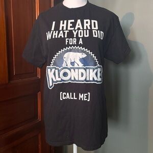 Funny Klondike Short Sleeve T-Shirt Size Medium